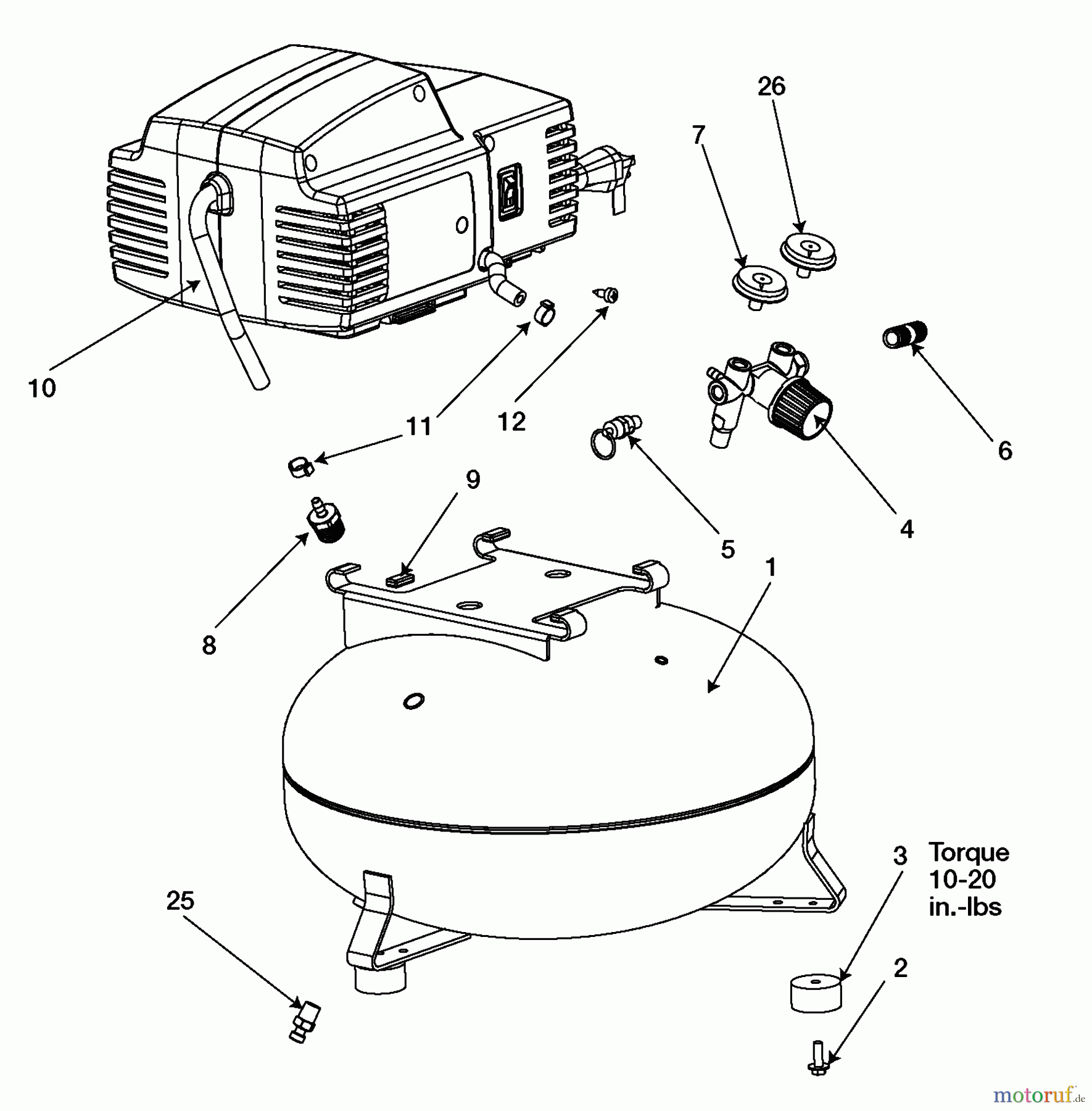 OEM Black und Decker Divers 50111 4YD76 Seite 1