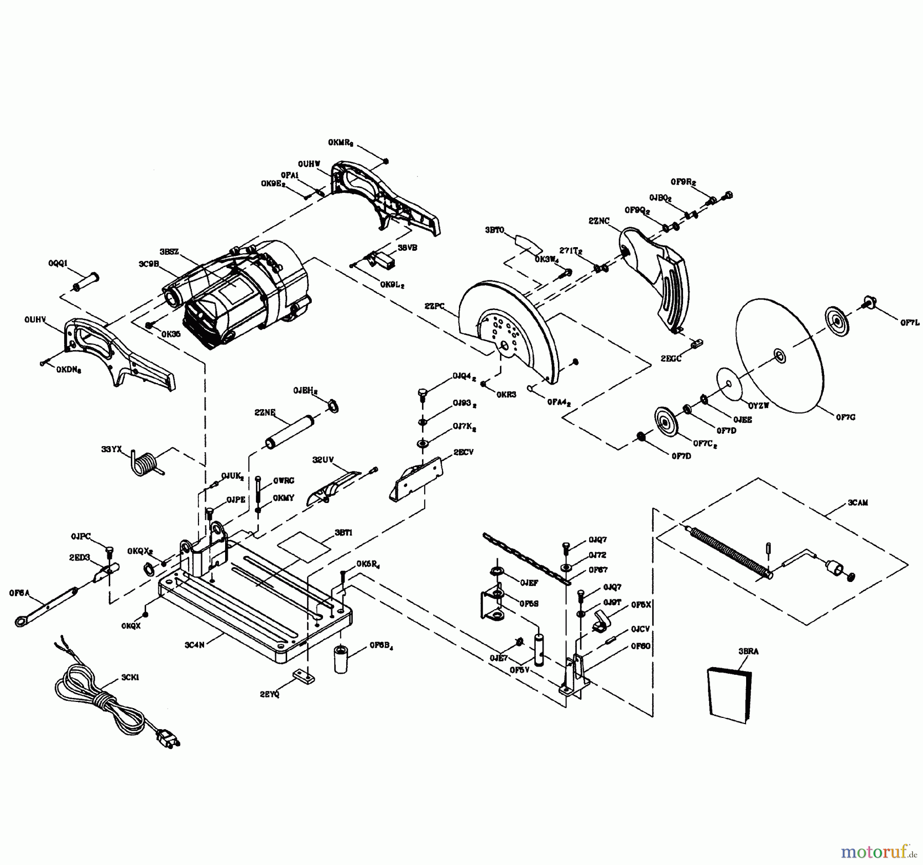 CRAFTSMAN Divers CUT-OFF SAW 137.375630 Seite 1