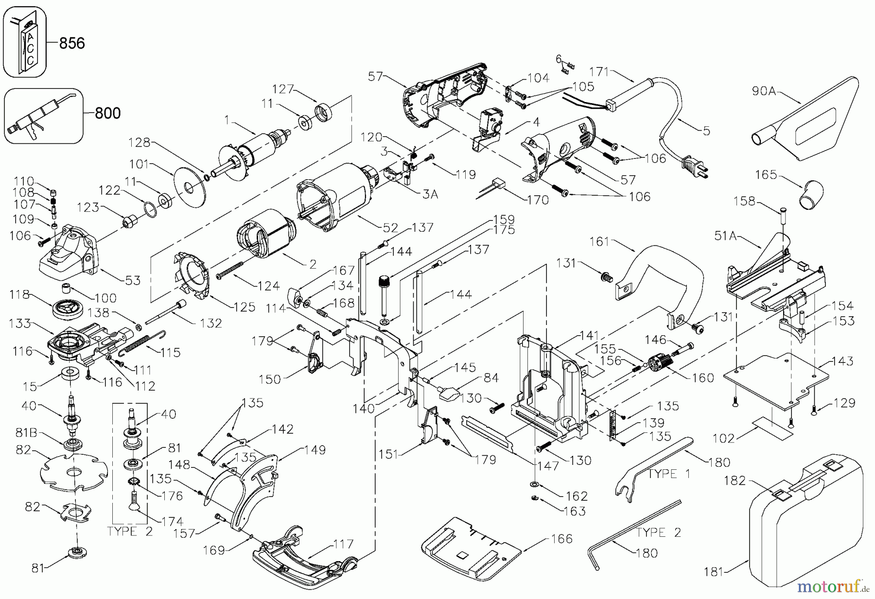 PORTER CABLE Divers PLATE JOINER KIT 557 Seite 1