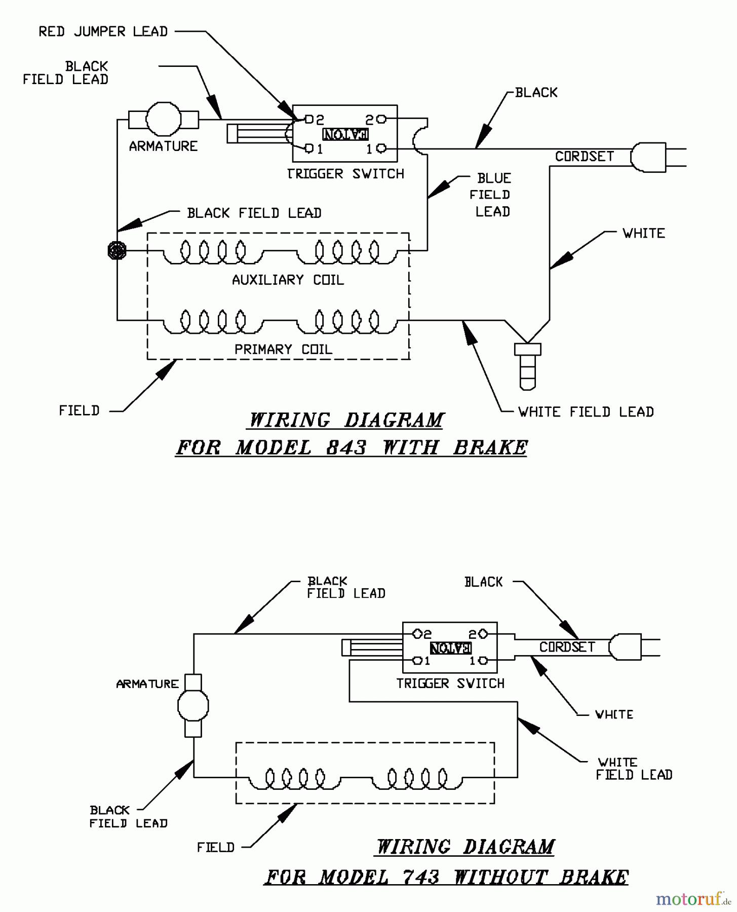 PORTER CABLE Divers 7 1/4 FRAME SAW KIT J-9743 Seite 2