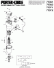 PORTER CABLE 2 1/2 H.P.ROUTER J-7536 Ersatzteile Seite 2