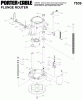 PORTER CABLE V-S 3 1/4 H-P PLUNGE 7539 Ersatzteile Seite 1