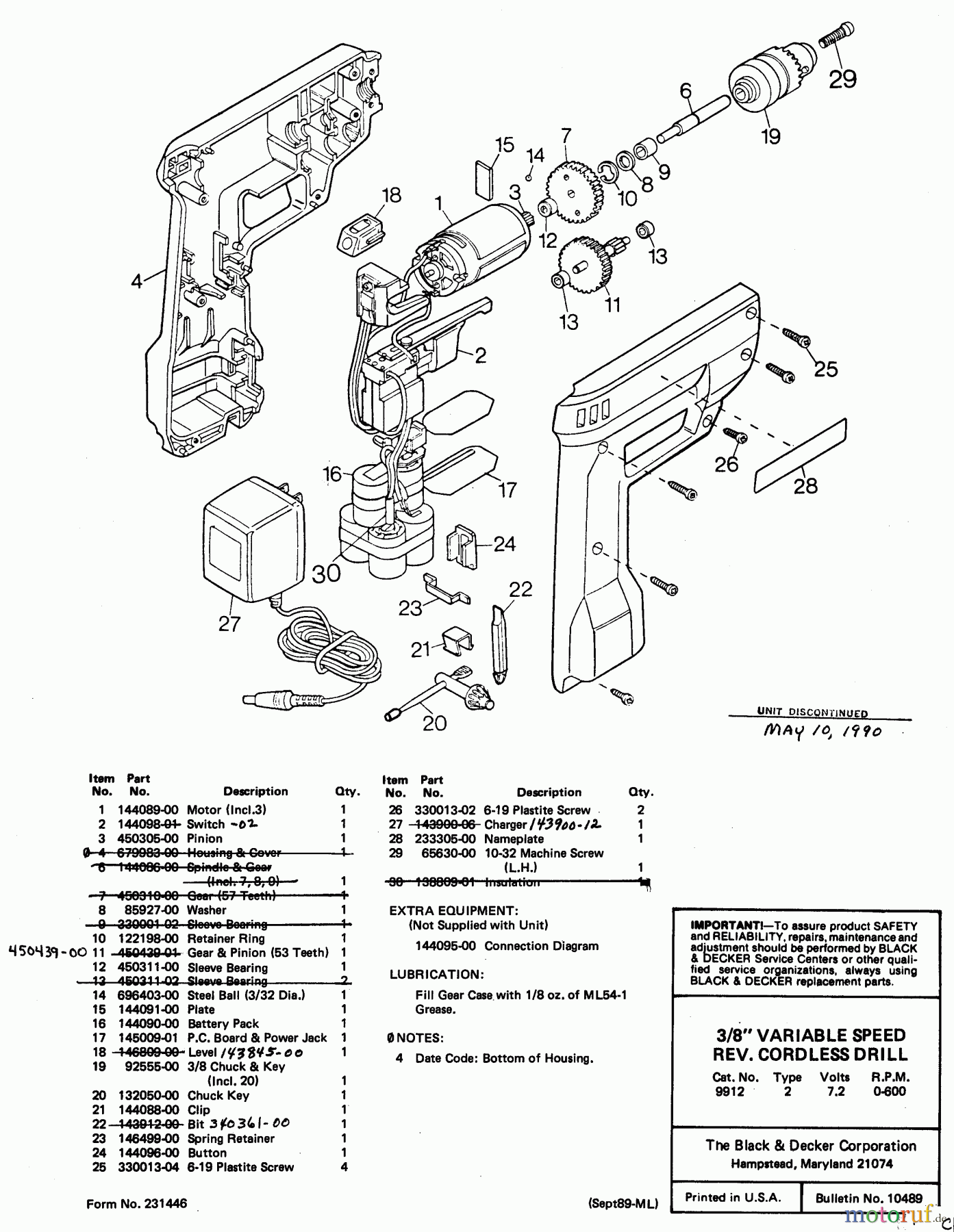 BLACK+DECKER Divers 10700 9912 Seite 1