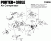 PORTER CABLE A 2.5HP 4.5G BD DL 1STG 1 C3555 Ersatzteile Seite 1