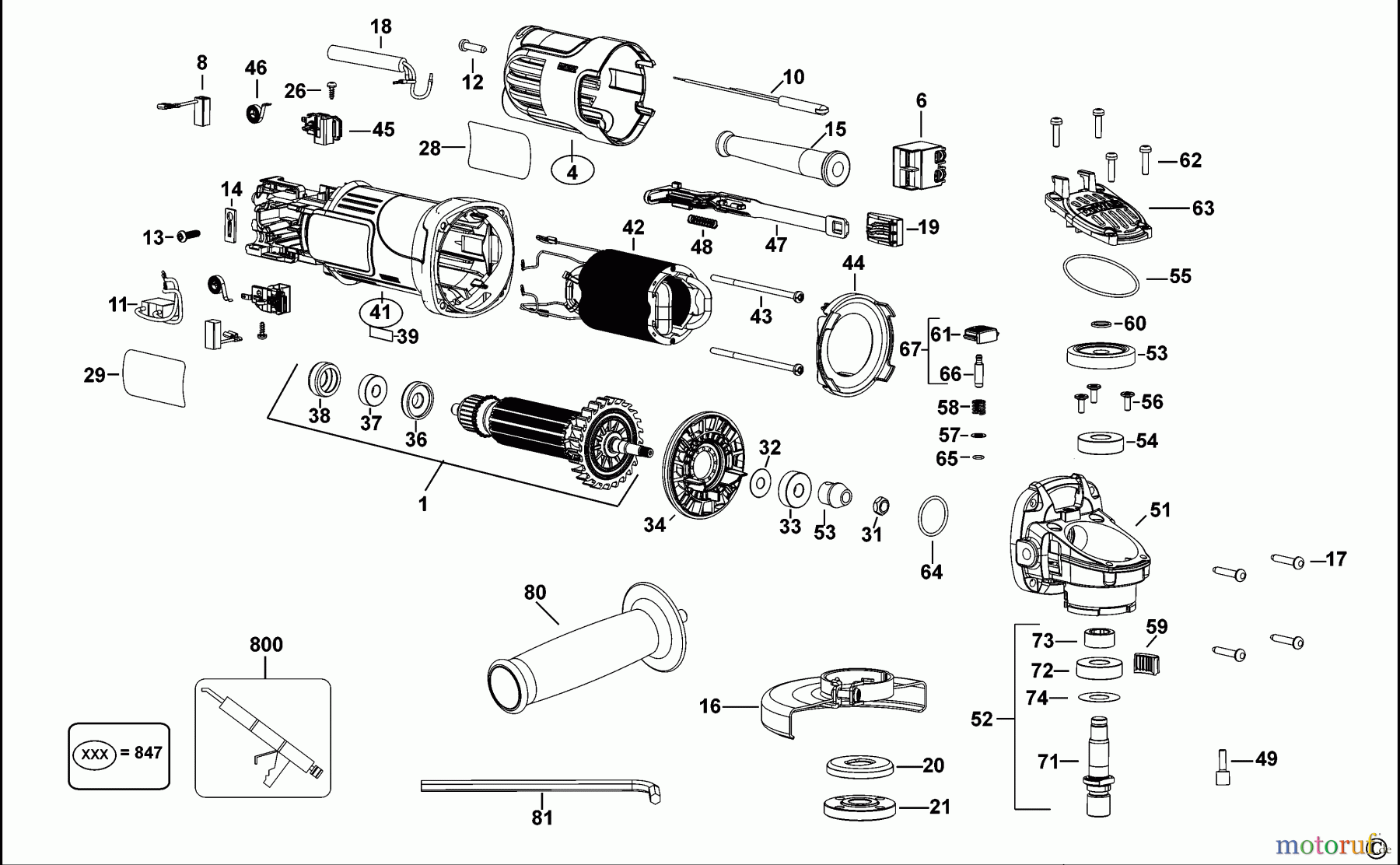  DEWALT METALLBEARBEITUNG WINKELSCHLEIFER 100-125MM KLEINER WINKELSCHLEIFER DWE8111S Seite 1