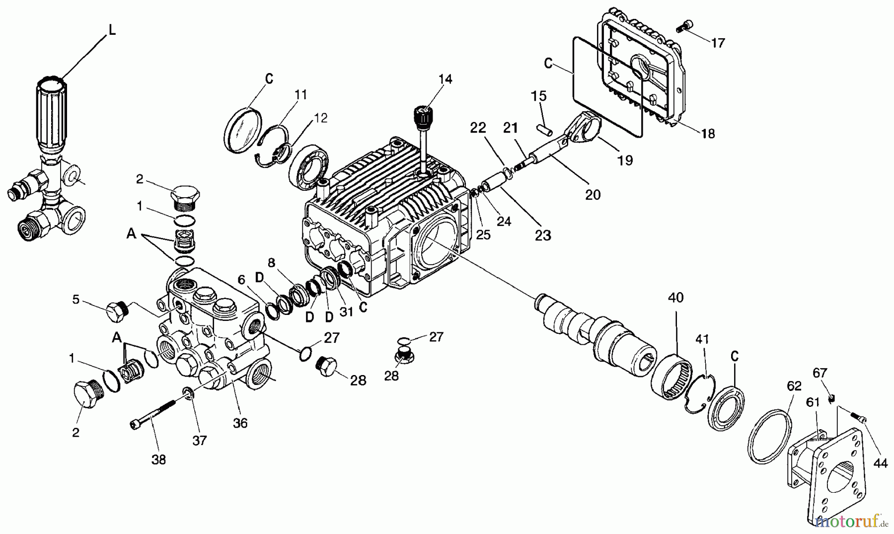 DEWALT Divers P 3200PSI 3.0GPM 9HP H HO D3200H Seite 1