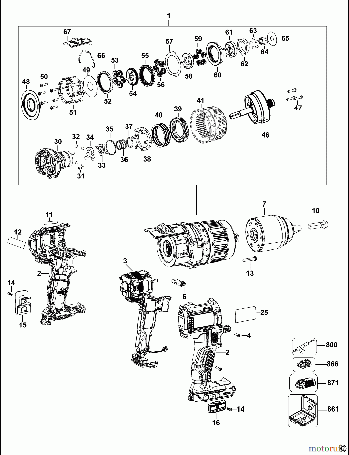 DEWALT AKKUBOHRER CDLS DRILLS 18V AKKU SCHRAUBER DCD795 Seite 1