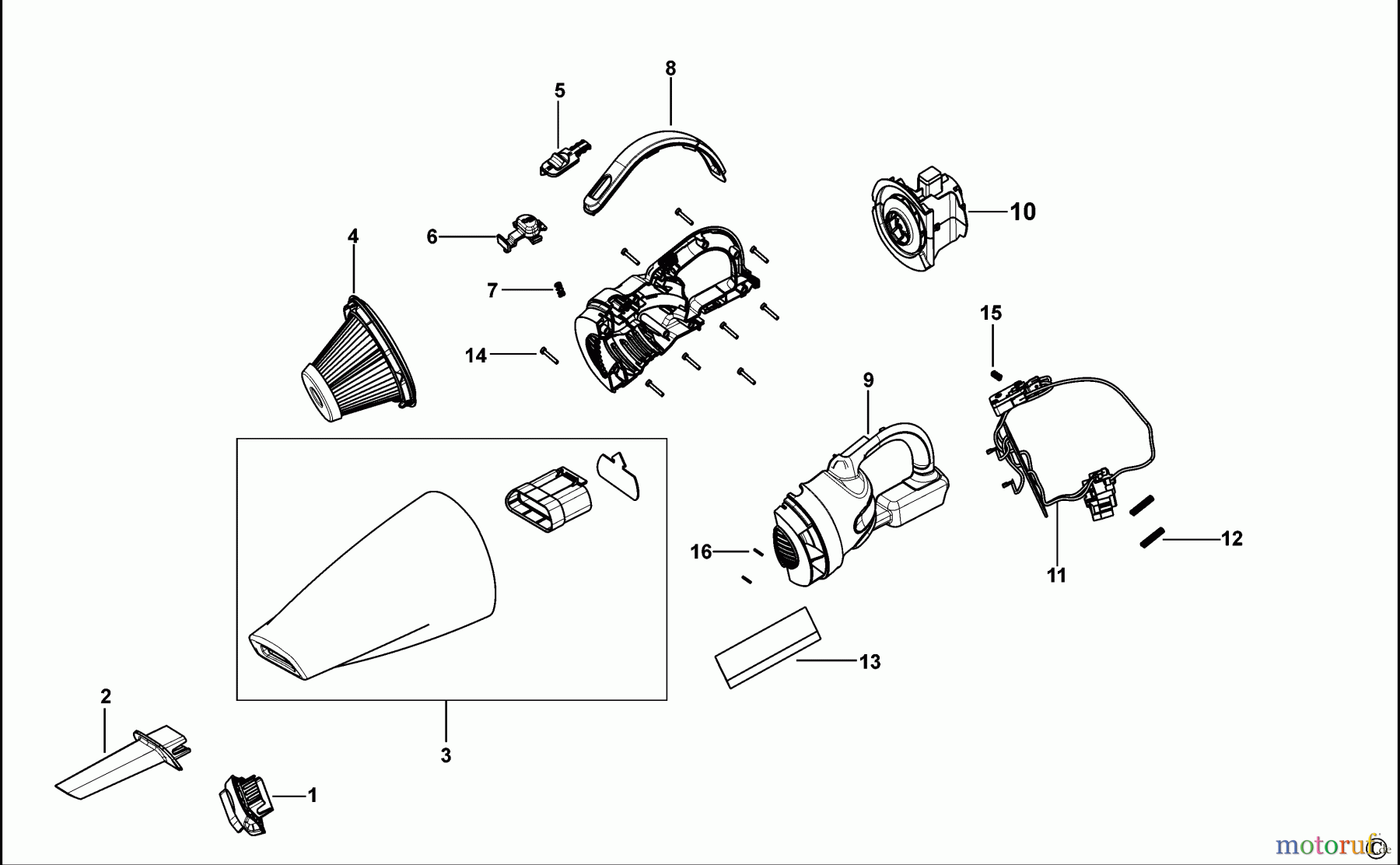 BLACK+DECKER HAUSHALT REINIGUNG STAUBSAUGER BDH18B Seite 1