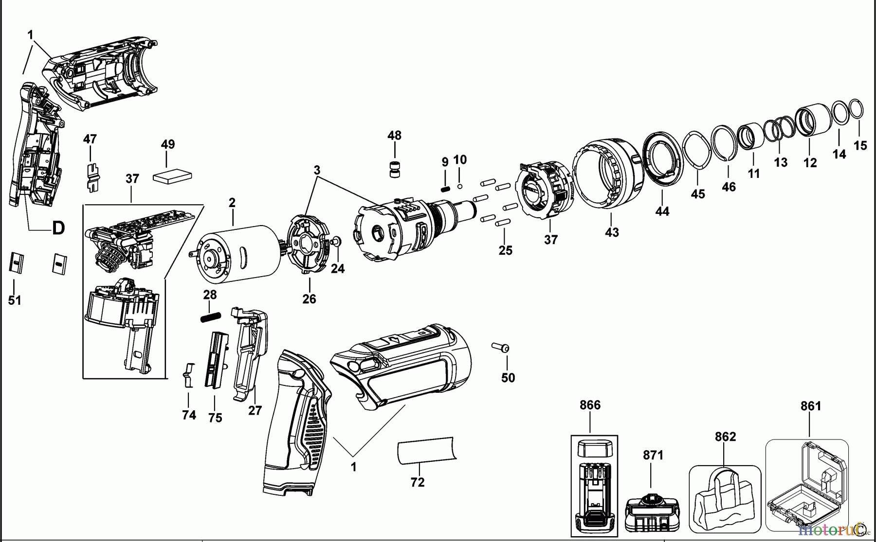  DEWALT SCHRAUBER Akku Schrauber SCHRAUBENDREHER DCF680 Seite 1