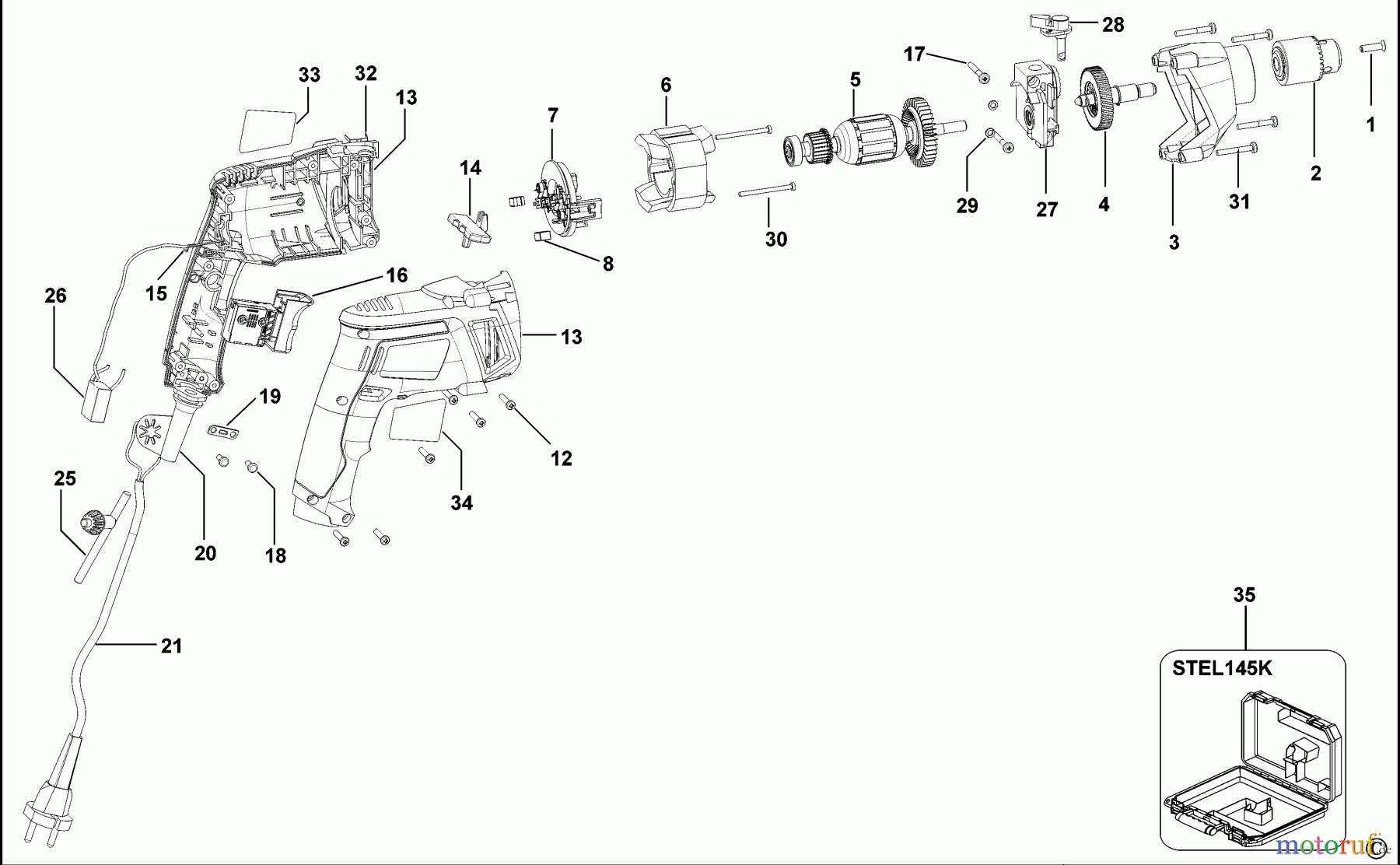  STANLEY DRILLS PERCUSSION DRILLS BOHRER STEL145 Seite 1