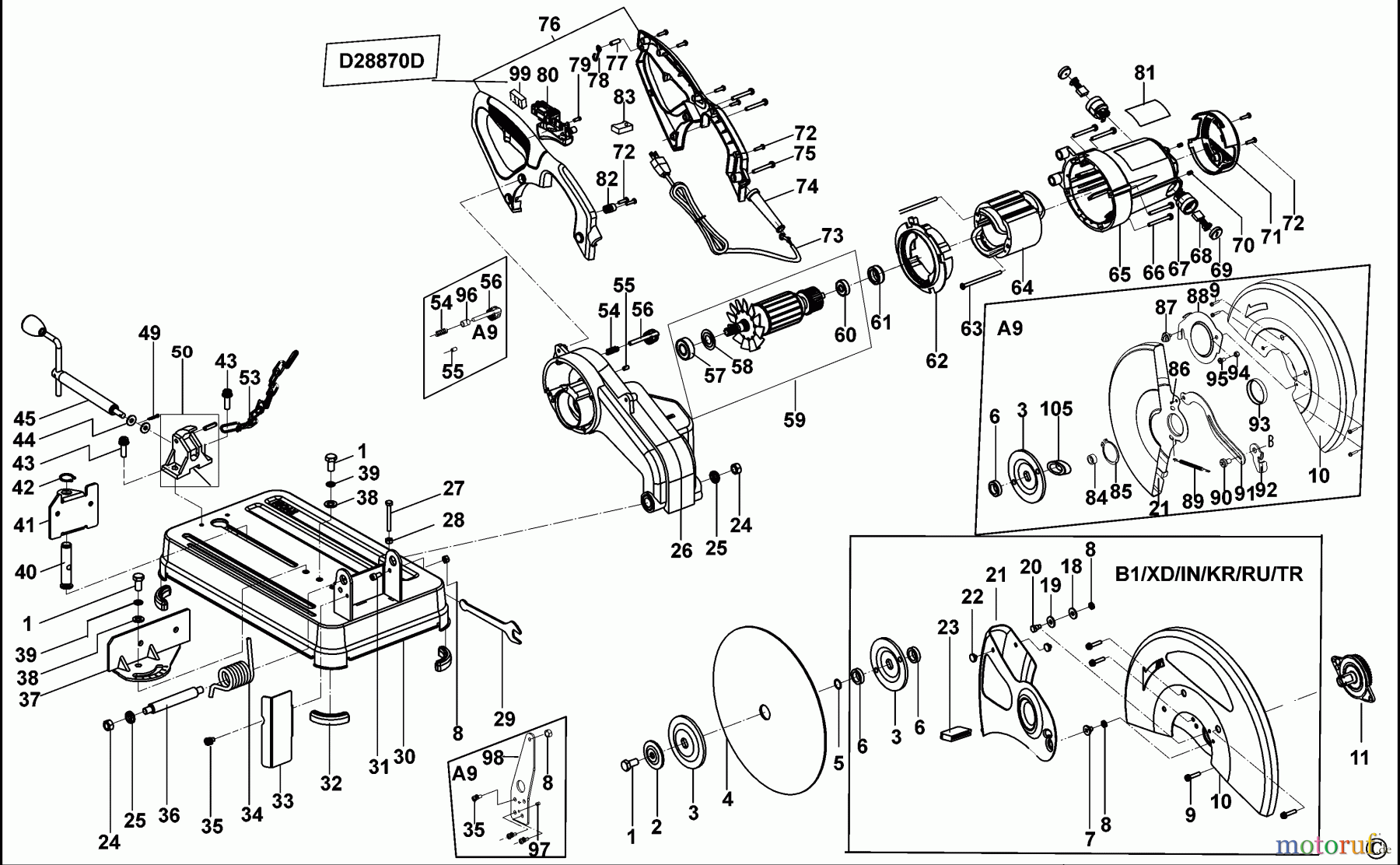 DEWALT METALLBEARBEITUNG SÄGEN SCHROTSÄGE D28720 Seite 1