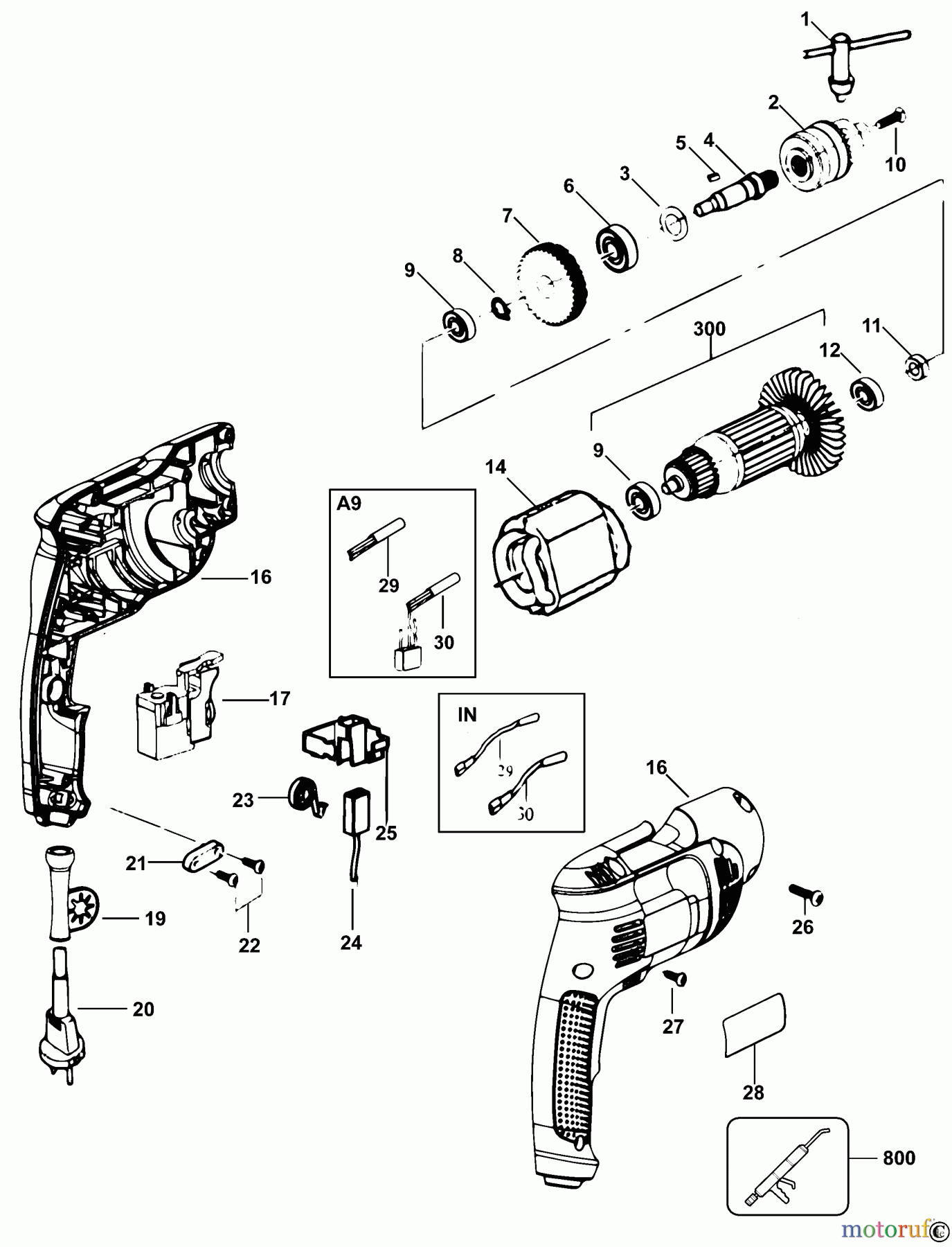 BLACK+DECKER PROFESSIONELL BOHRER, MAGNETBOHRMASCHINE, GEWINDESCHNEIDER BOHRER BPDR5510 Seite 1