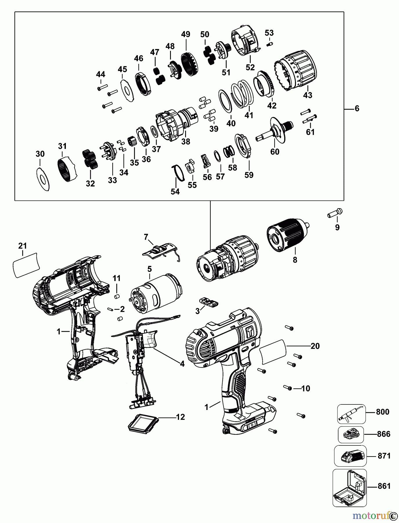 DEWALT AKKUBOHRER CDLS DRILLS 18V AKKU-BOHRMASCHINE DCD776D2T Seite 1