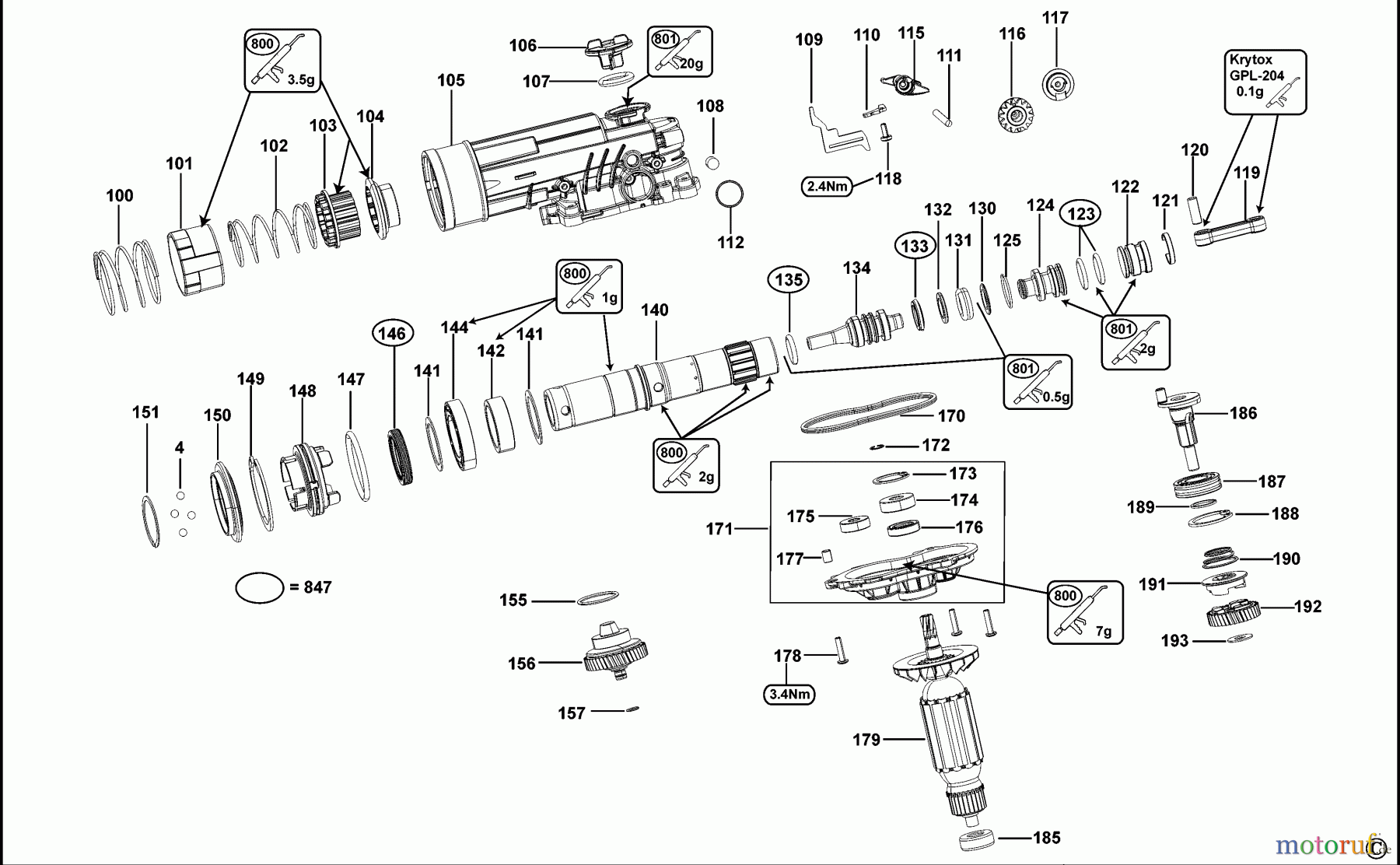 DEWALT Bohrhämmer Bohrhämmer SDS-PLUS DREHHAMMER D25413K Seite 1