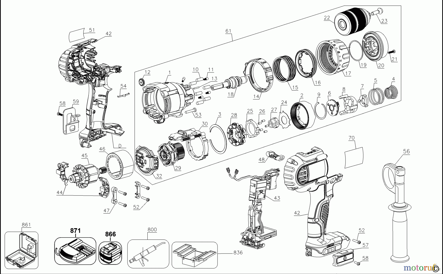 DEWALT AKKUBOHRER CDLS DRILLS 18V AKKU-BOHRMASCHINE DCD985 Seite 1