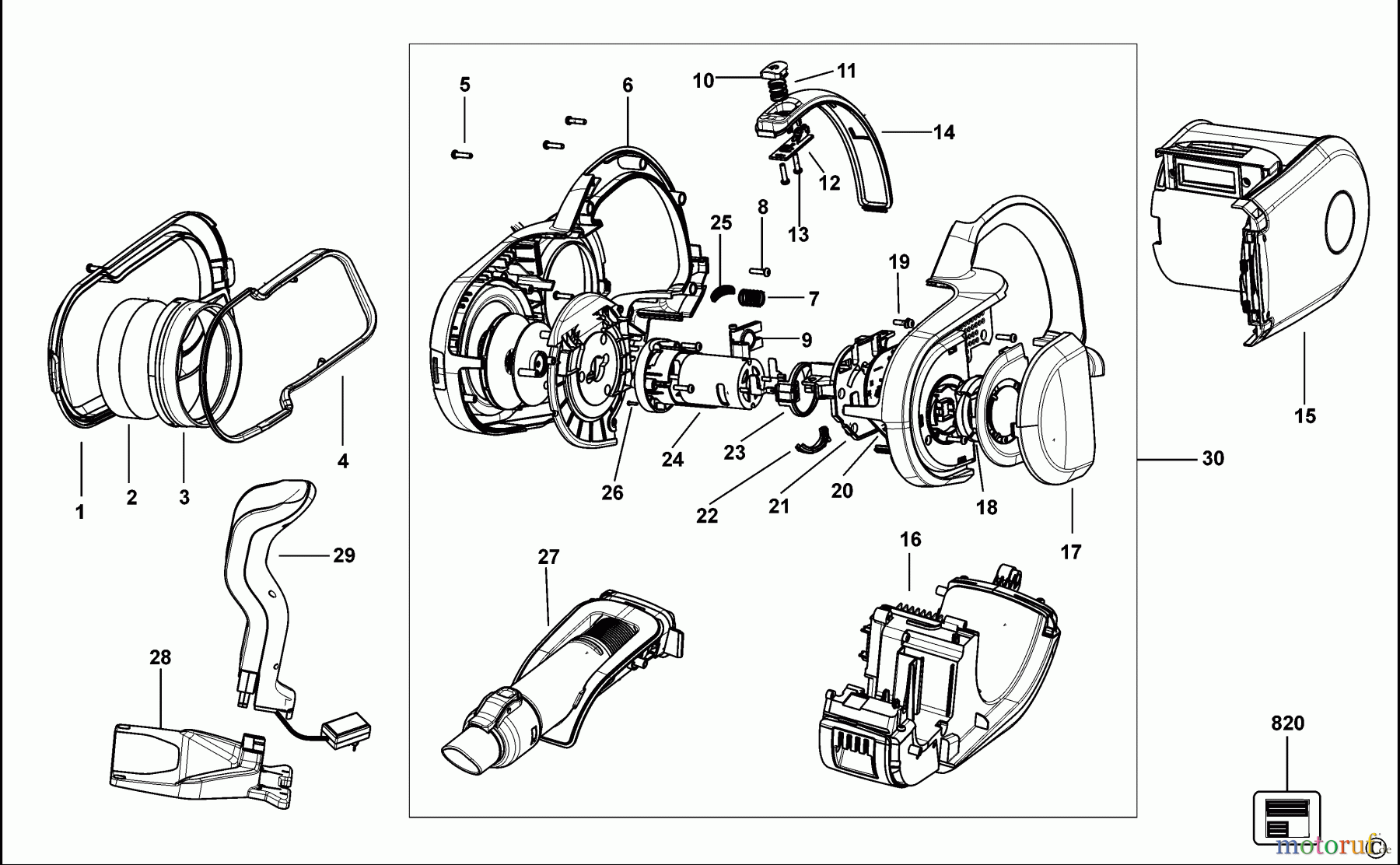 BLACK+DECKER HAUSHALT REINIGUNG STAUBSAUGER SVFV3250L Seite 1