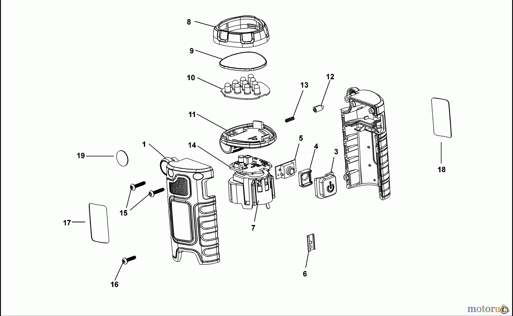 BLACK+DECKER HAUSHALT BELEUCHTUNG TASCHENLAMPE BDCF108 Seite 1