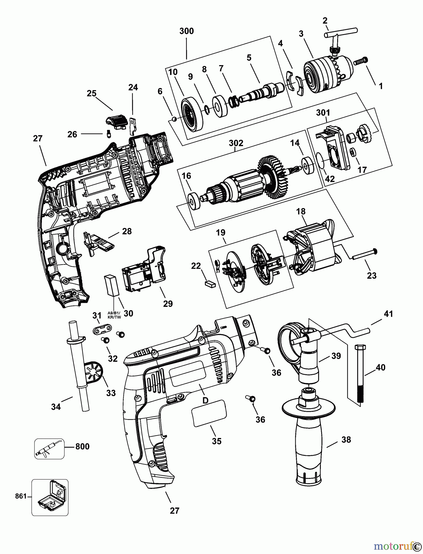  STANLEY DRILLS PERCUSSION DRILLS BOHRER SDH700 Seite 1