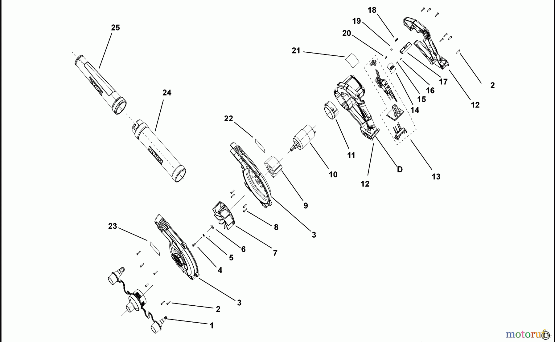 DEWALT SCHNURLOS-SONSTIGES GEBLÄSESTAUBSAUGER DCE100 Seite 1