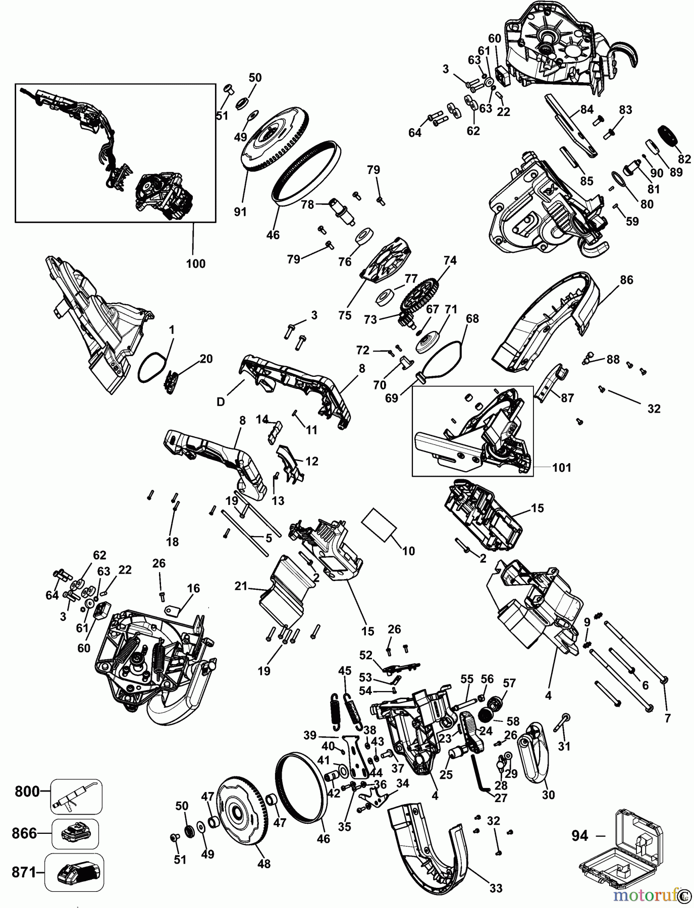  DEWALT SCHNURLOS-SONSTIGES BANDSÄGE DCS374 Seite 1