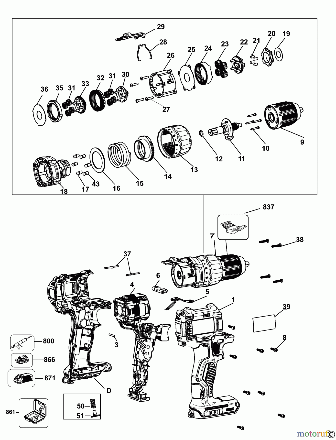 DEWALT AKKUBOHRER CDLS DRILLS 18V AKKU-BOHRMASCHINE DCD777 Seite 1