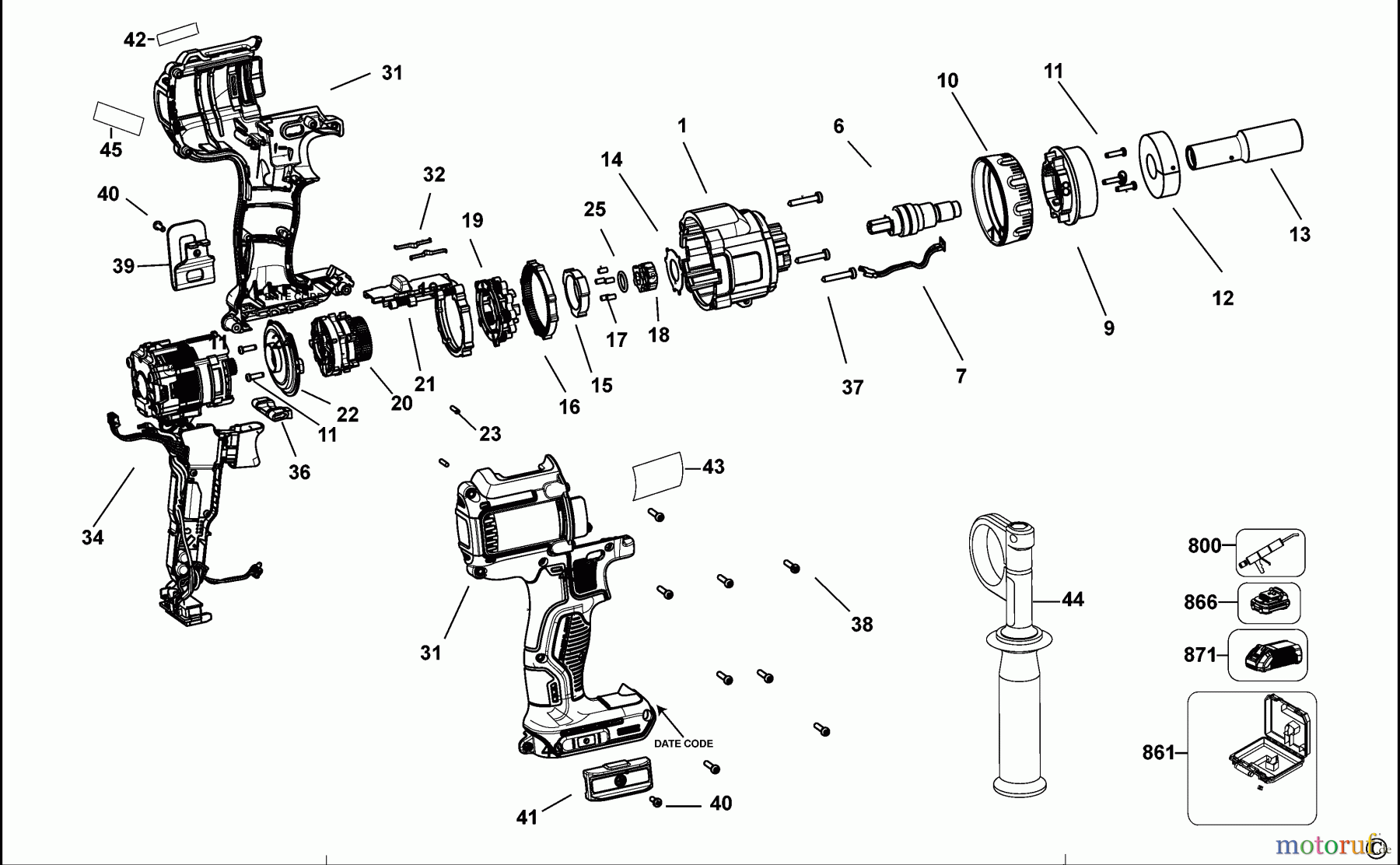 DEWALT AKKUBOHRER CDLS DRILLS 18V BOHRHAMMER DCD990 Seite 1