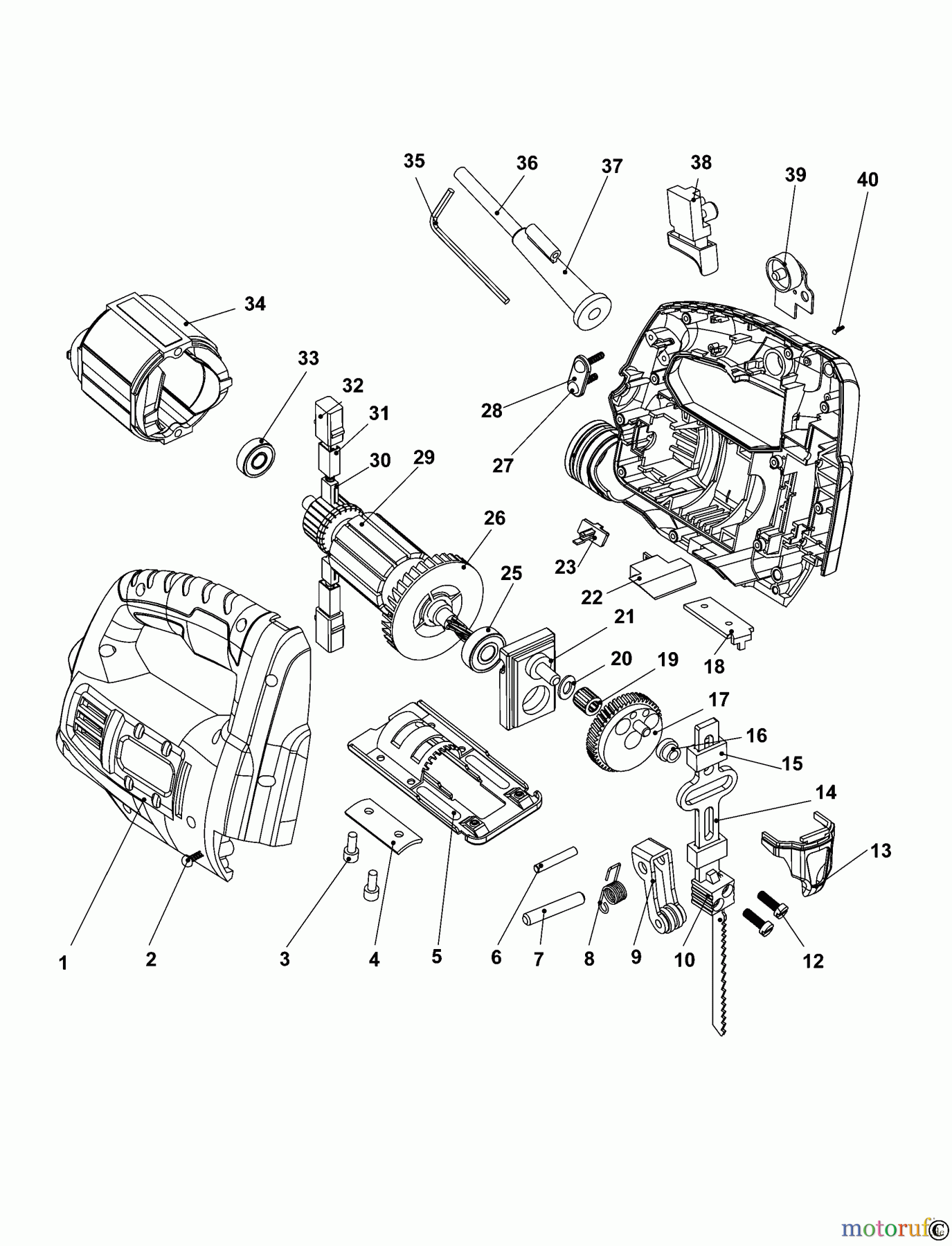 BLACK+DECKER PROFESSIONELL SÄGE STICHSÄGE JS20 Seite 1