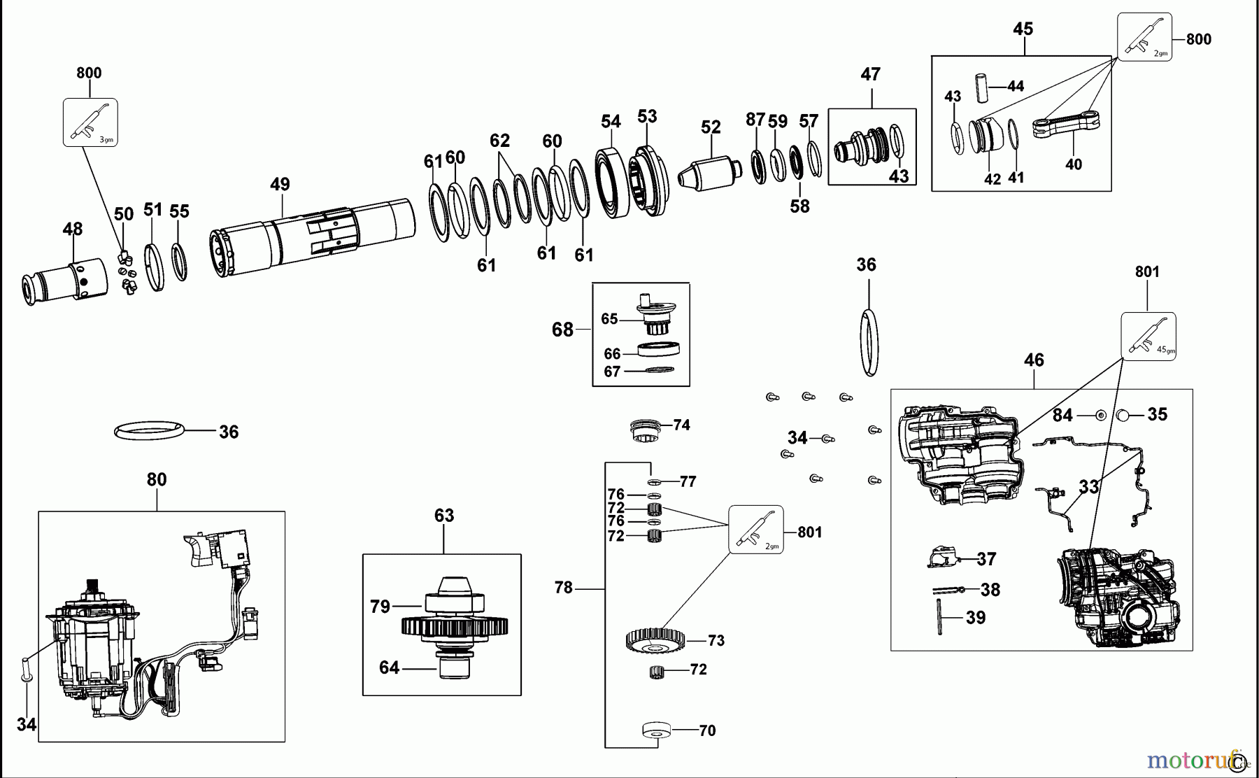 DEWALT Bohrhämmer Bohrhämmer SDS-PLUS DREHBOHRHAMMER DCH323 Seite 2