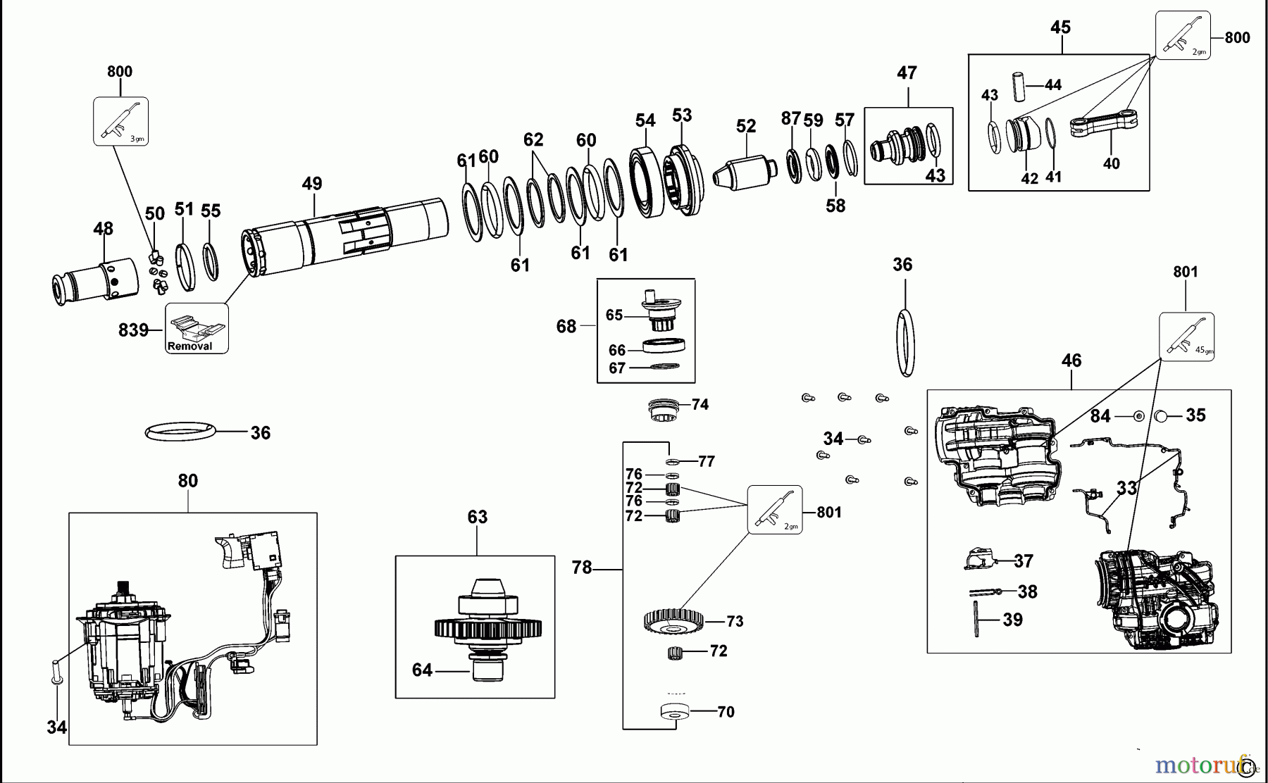 DEWALT Bohrhämmer Bohrhämmer SDS-PLUS DREHBOHRHAMMER DCH333 Seite 2