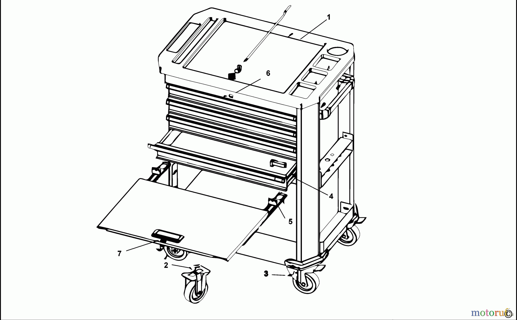 STANLEY STORAGE WORKCENTRES WERKSTATTWAGEN STMT99069-8 Seite 1