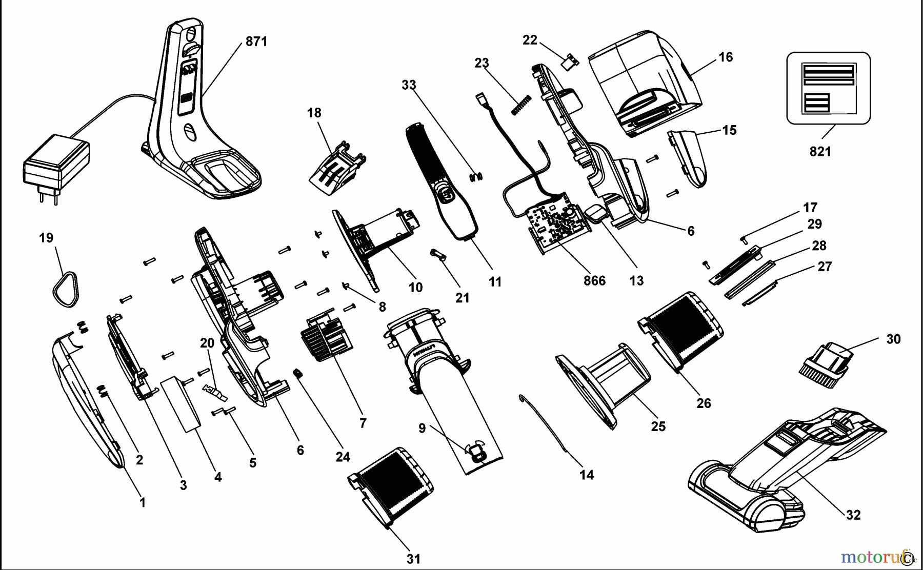  BLACK+DECKER HAUSHALT REINIGUNG STAUBSAUGER DVJ325BFSP Seite 1