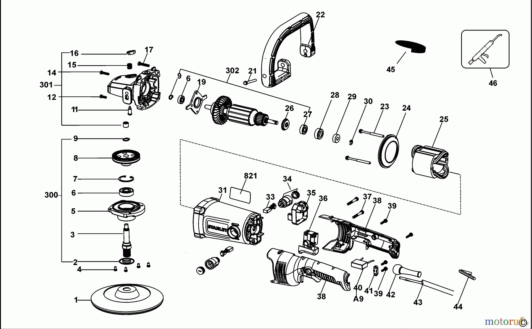  STANLEY METAL WORKING POLISHERS POLIERER SP137 Seite 1