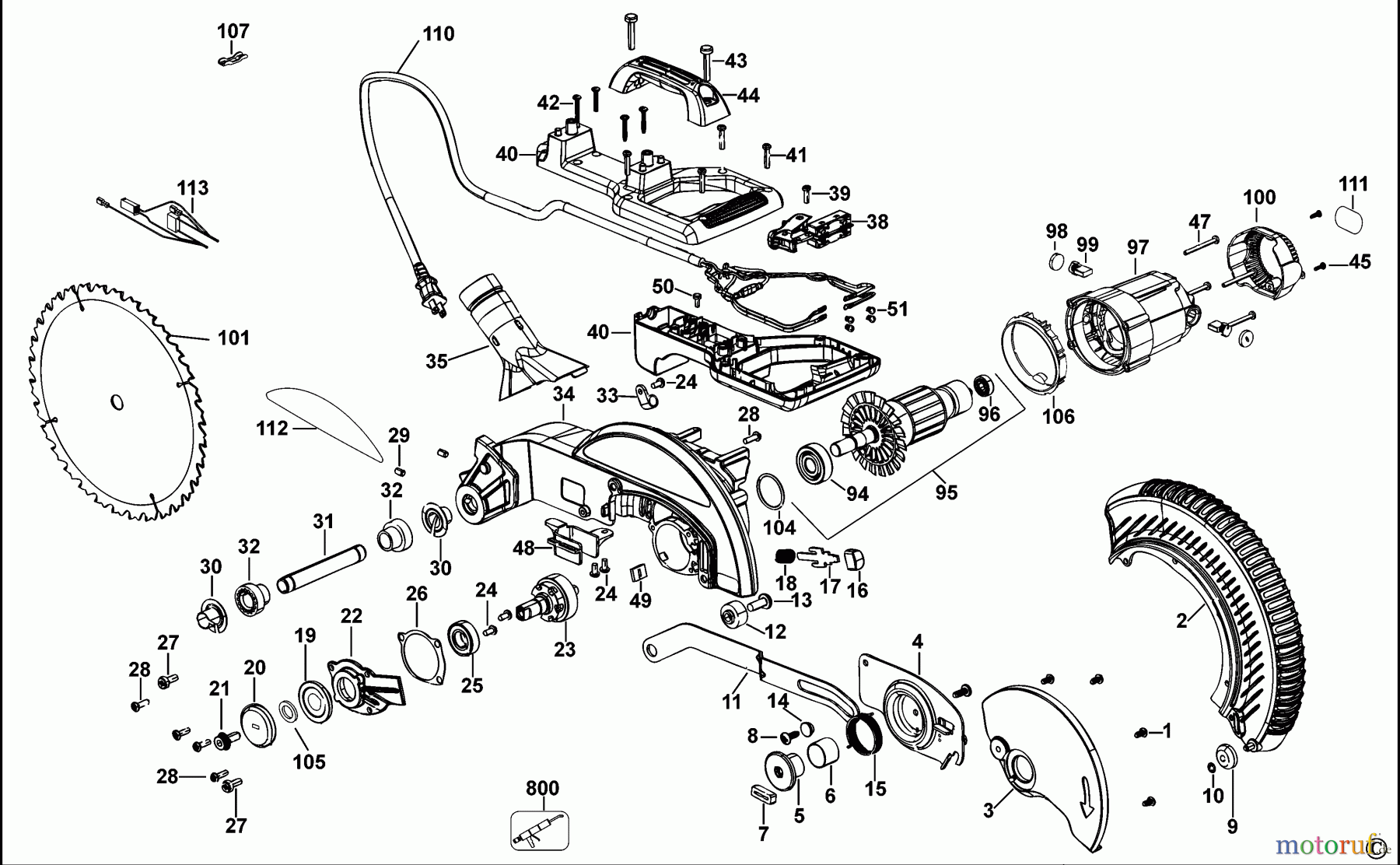 DEWALT HOLZARBEITEN Gehrungssägen GEHRUNGSSÄGE DWS713 Seite 1
