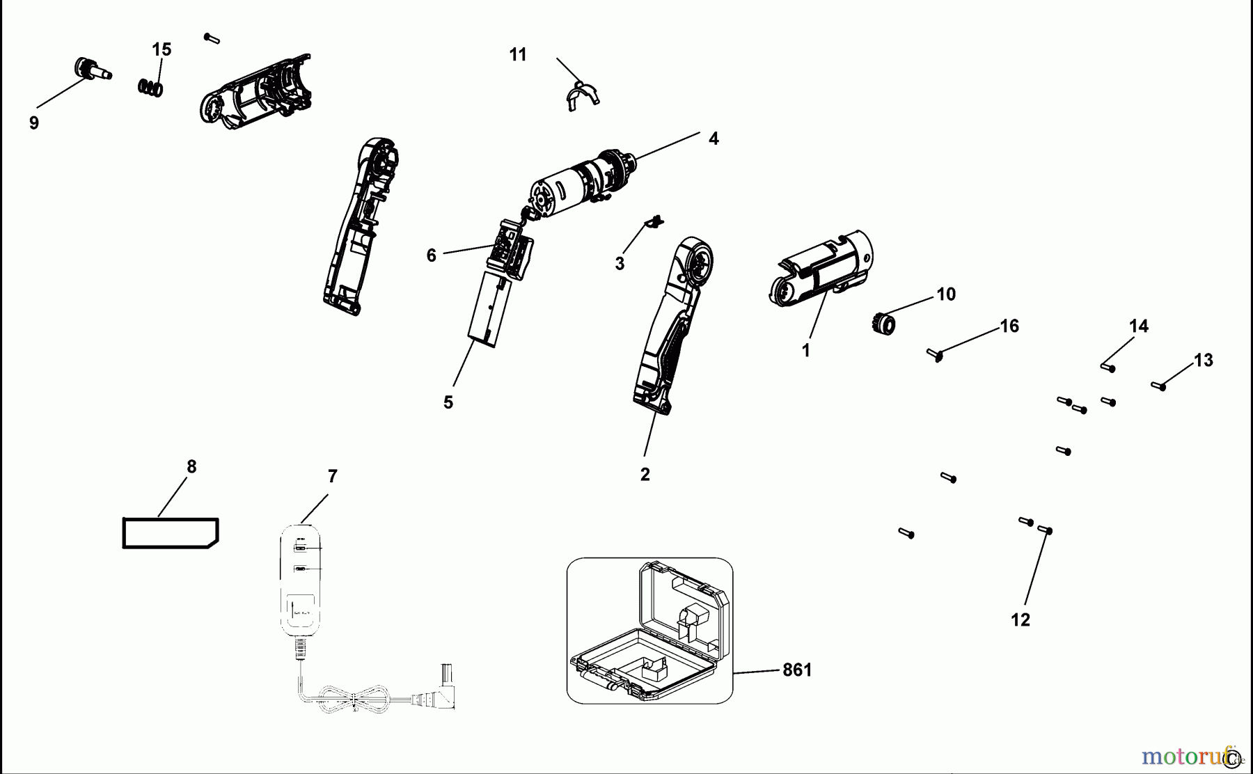 DEWALT SCHRAUBER Akku Schrauber AKKU-SCHAUBENDREHER DCF008 Seite 1