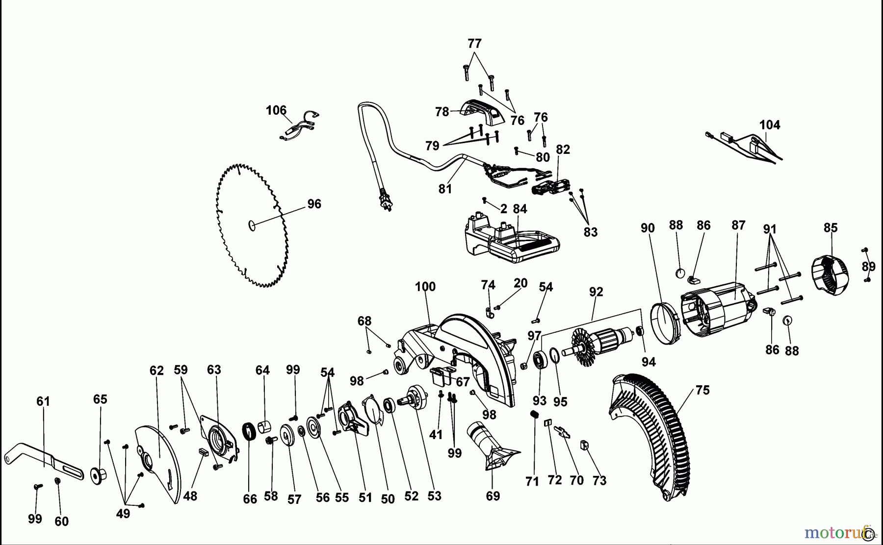 DEWALT HOLZARBEITEN Gehrungssägen GEHRUNGSSÄGE DWS715 Seite 1