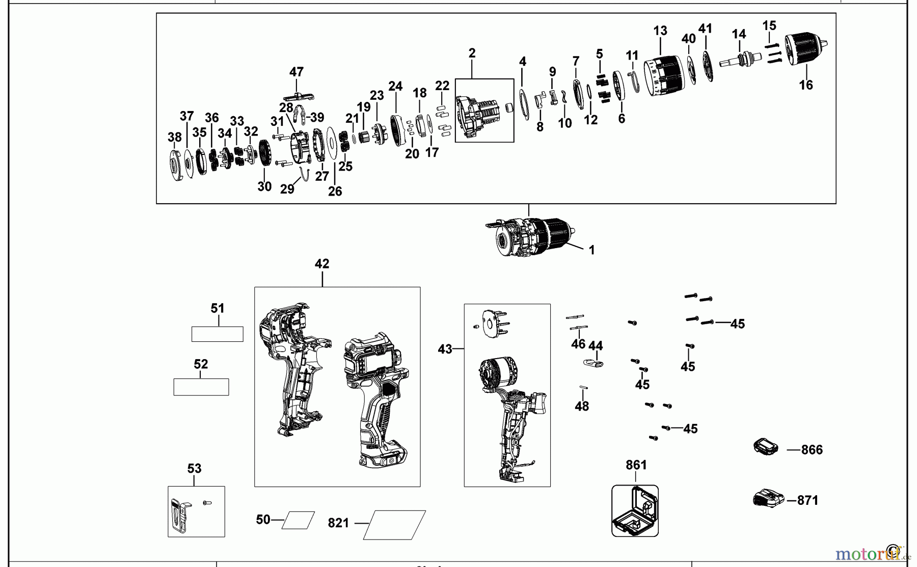 DEWALT AKKUBOHRER CDLS DRILLS 12V AKKU BOHRHAMMER DCD706D2 Seite 1