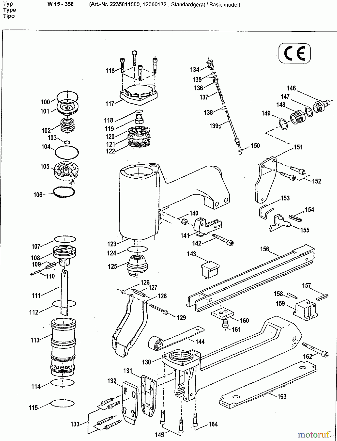BOSTITCH ACCESSORIES DRUCKLUFTKLAMMER AGRAFEUSE W15-358 Seite 2
