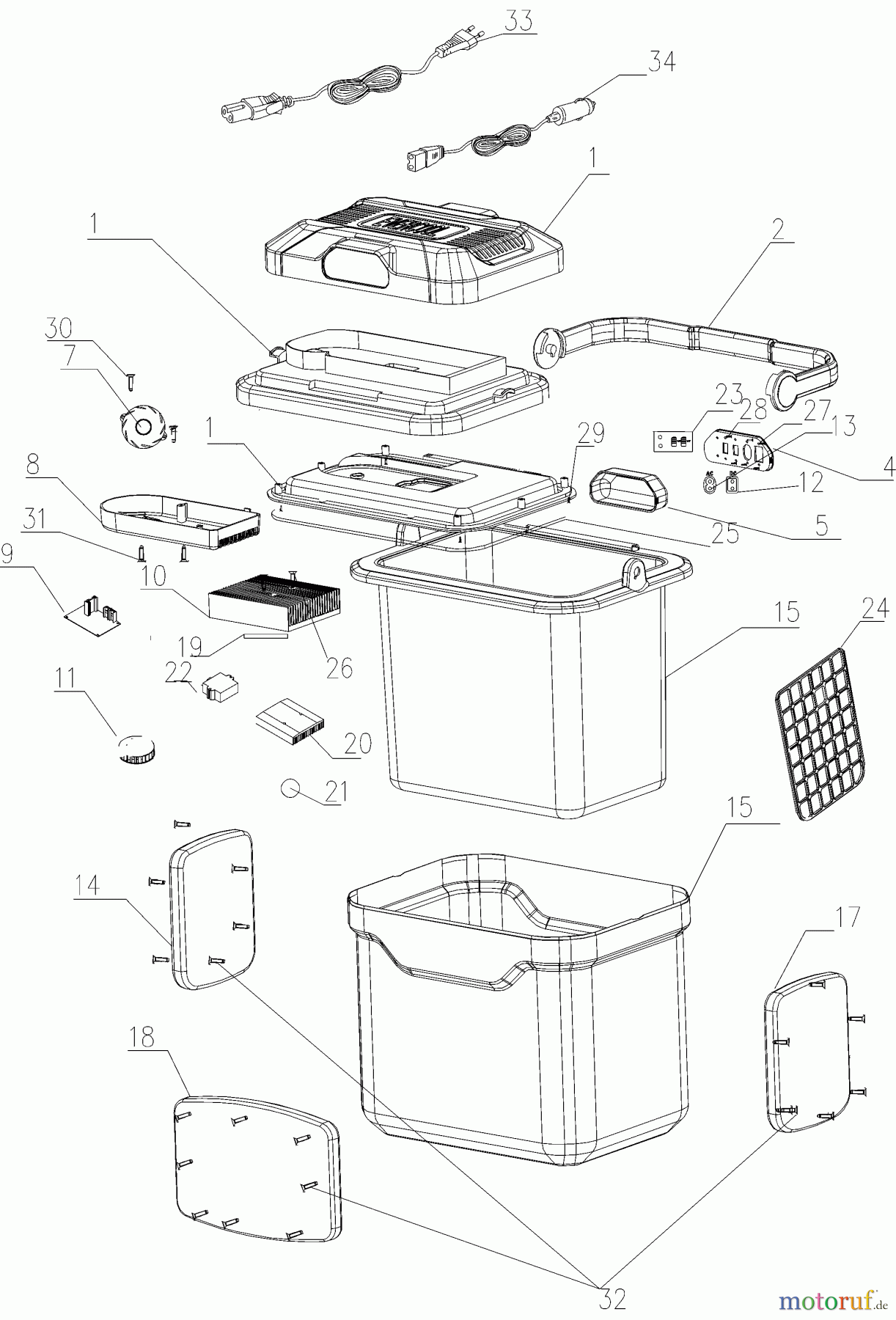 BLACK+DECKER HAUSHALT LEBENSMITTELZUBEREITUNG KÜHLER / HEIZUNG BDC24L Seite 1
