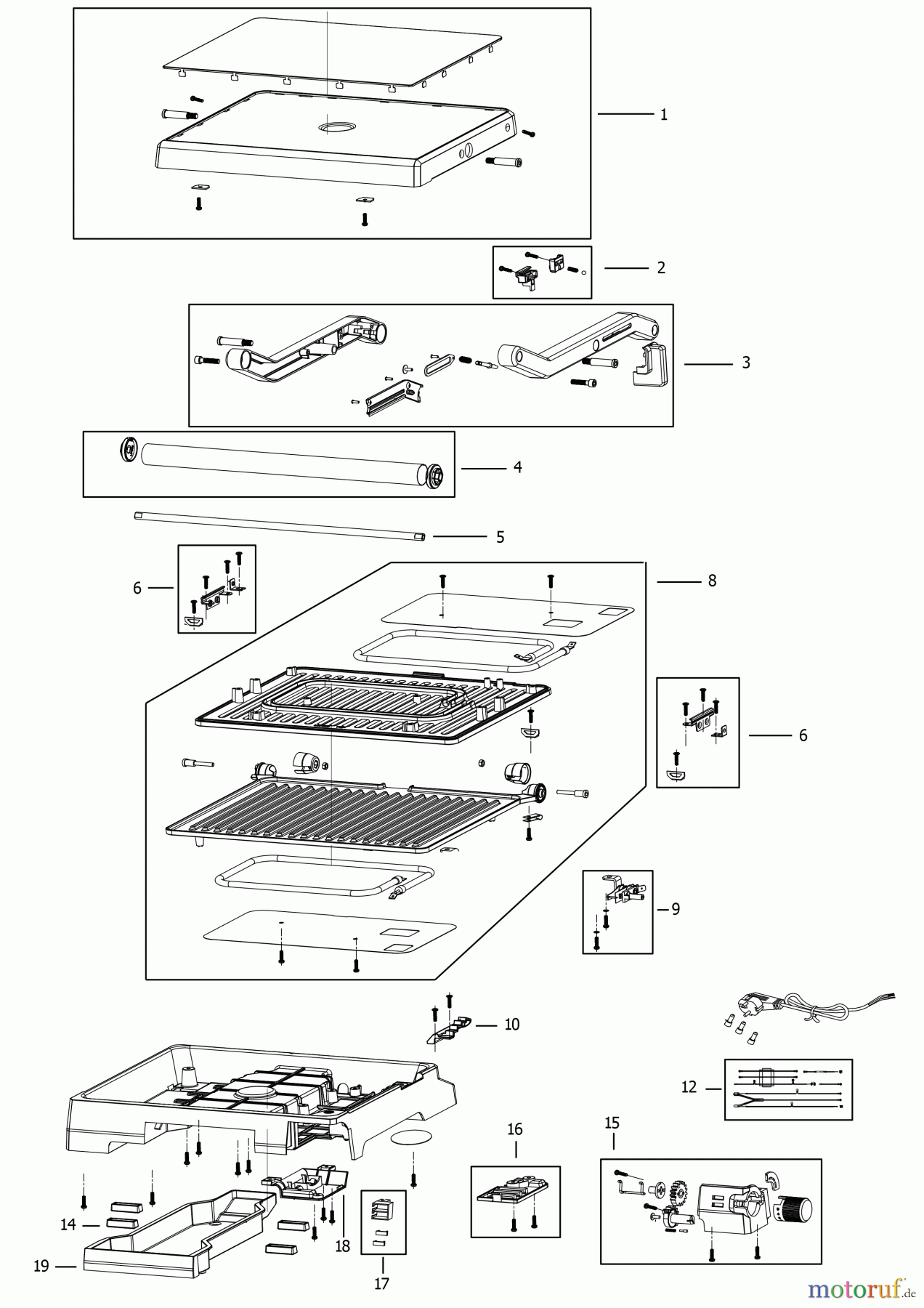 BLACK+DECKER HAUSHALT KOCHEN GRILL BXGR2200E Seite 1
