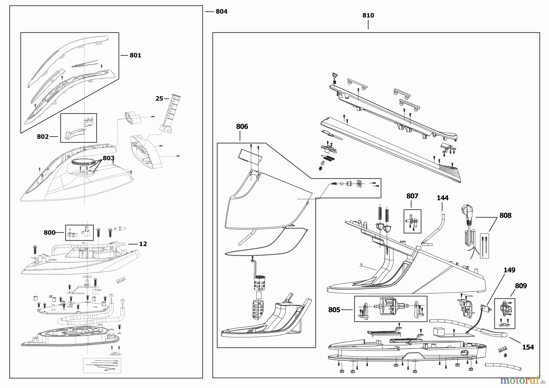 BLACK+DECKER HAUSHALT BÜGELEISEN DAMPFBÜGELEISEN BXSS2401E Seite 1