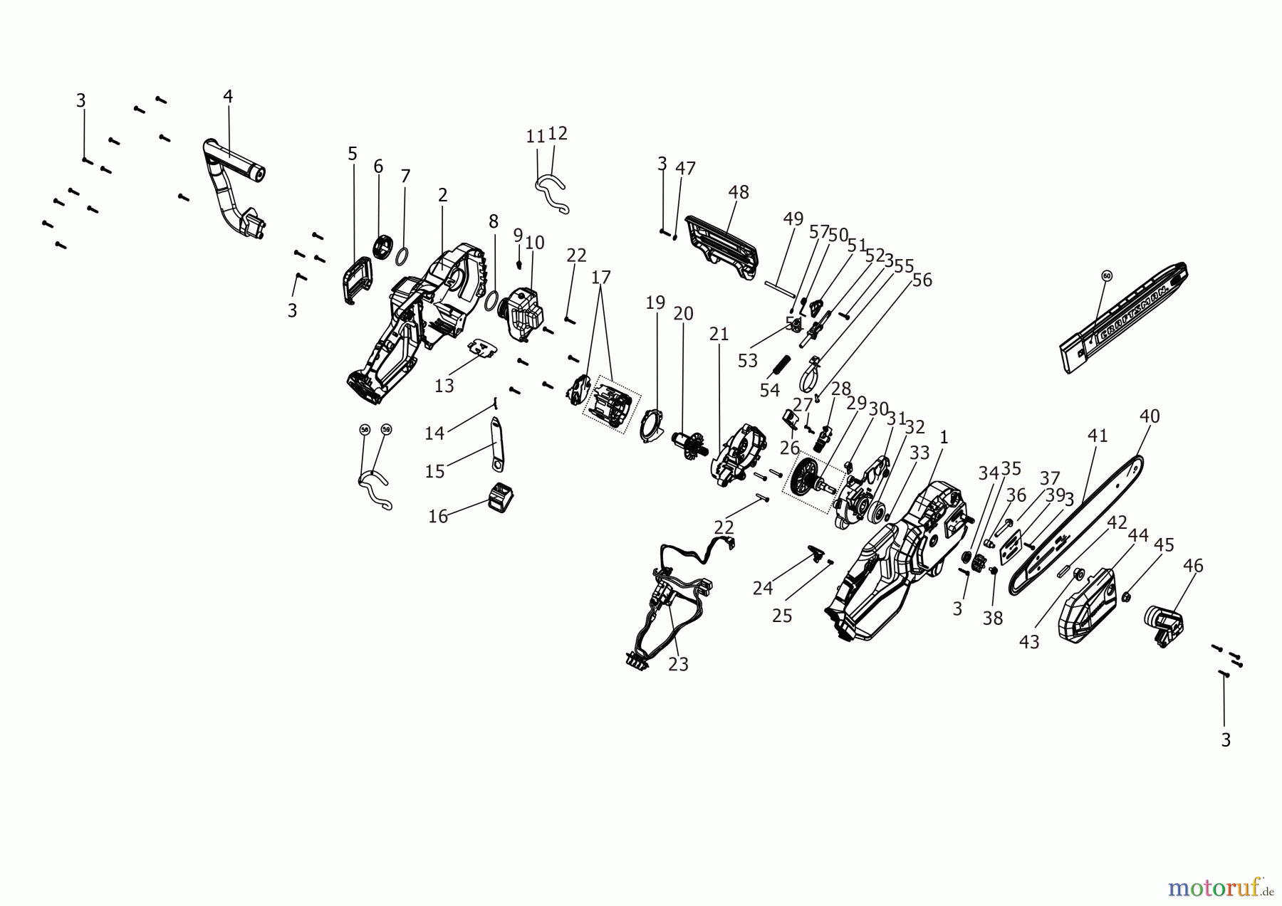  CRAFTSMAN CDLS SAW KETTENSÄGE CMCCS630B Seite 1