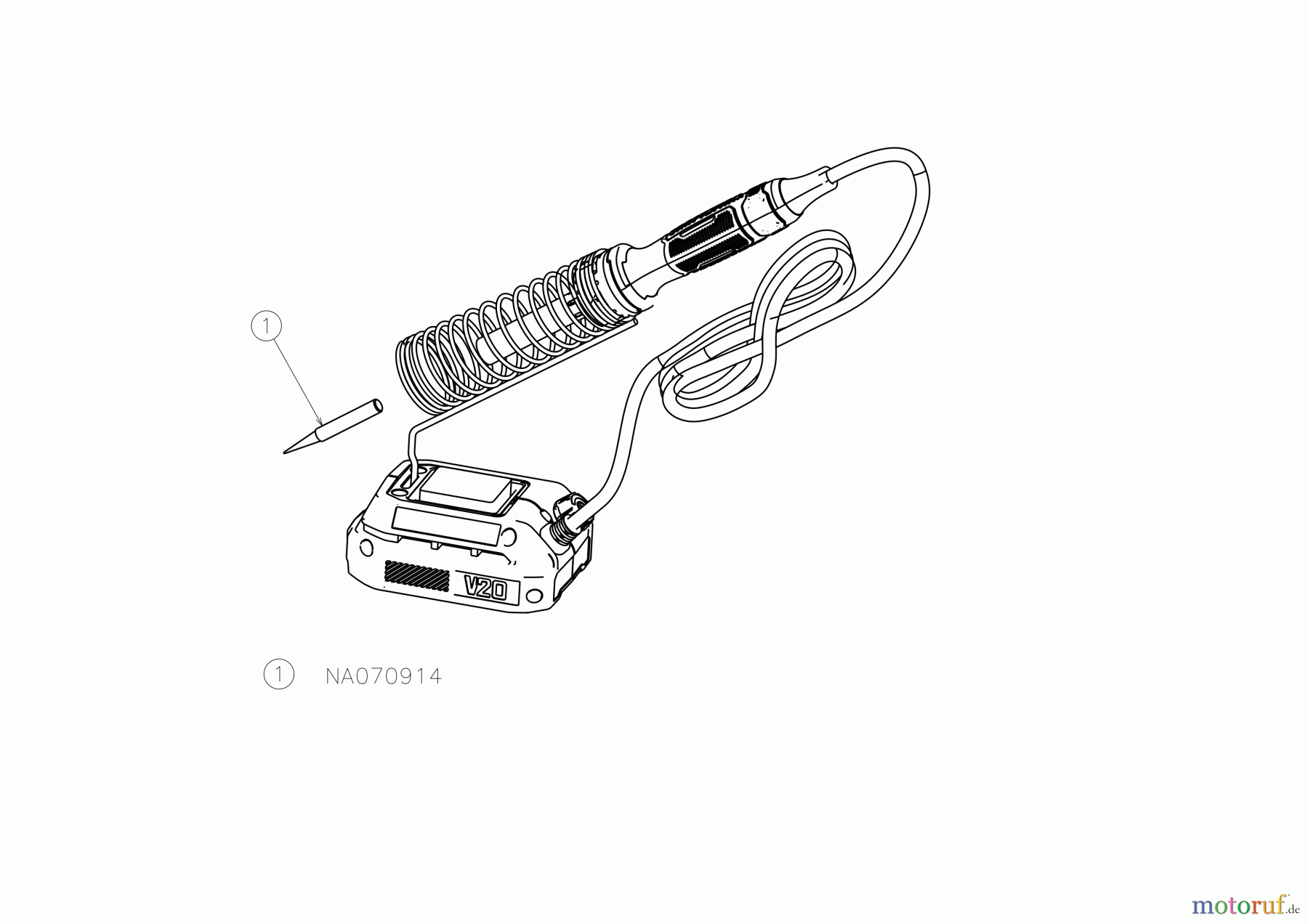  CRAFTSMAN CORDLESS EXPANSION LÖTKOLBEN CMCE040B Seite 1