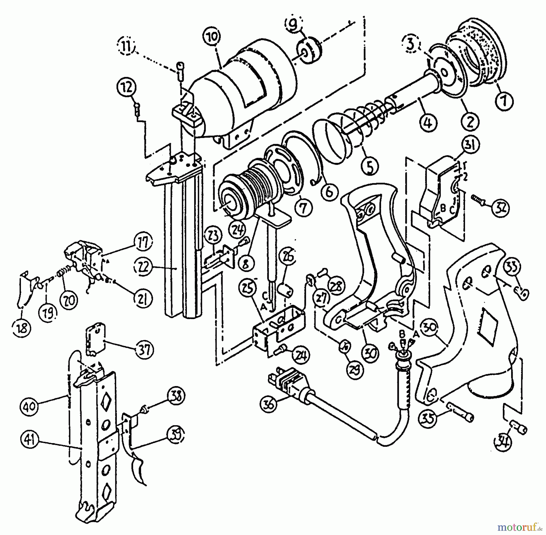  BOSTITCH NAILERS ELECTRIC STAPLER CR1000E Seite 1