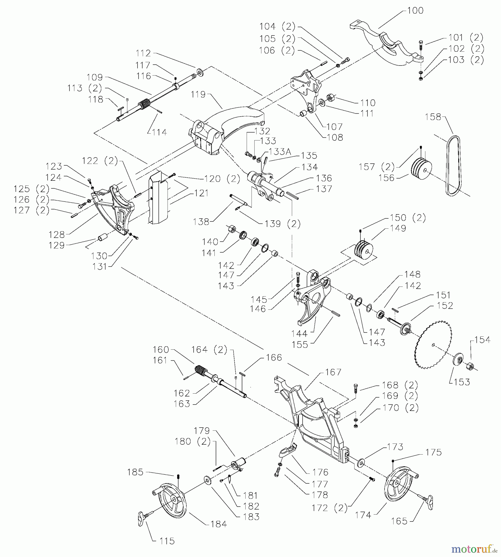  DELTA Divers LEFT TILT UNISAW 36-L53L-575-U50 Seite 2