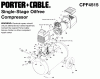 PORTER CABLE A 4.5HP 15G HP PL 1STG 12 CPF4515 Ersatzteile Seite 1