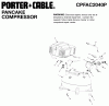PORTER CABLE A 2.0HP 4G PC UM 1STG 120 CPFAC2040P Ersatzteile Seite 1