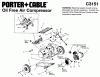 PORTER CABLE A 3.5HP 4.5G BD PL 1STG 1 C3151 Ersatzteile Seite 1
