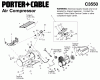 PORTER CABLE A 2.5HP 4.5G BD DL 1STG 1 C3550 Ersatzteile Seite 1