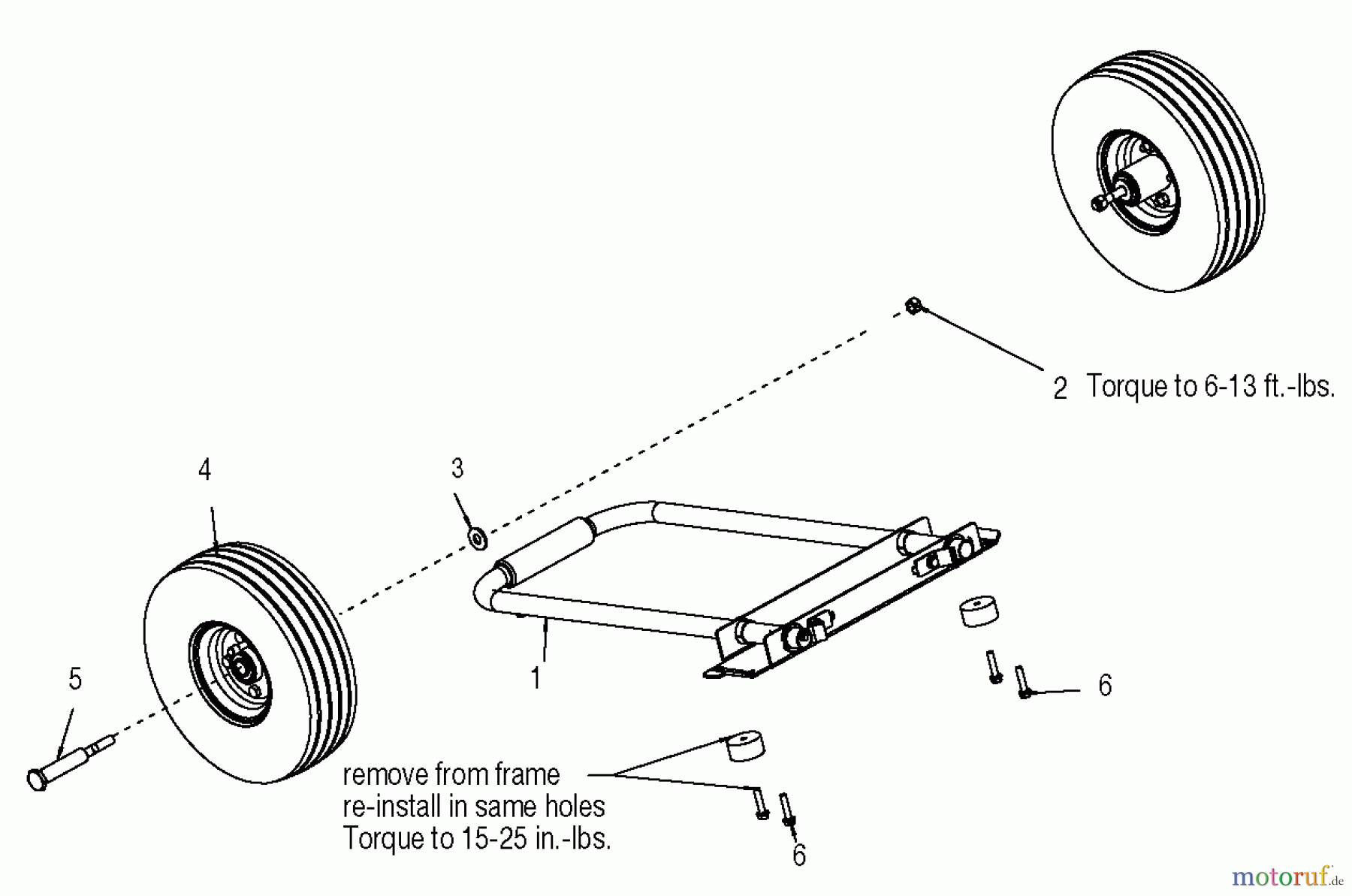  PORTER CABLE Divers WHEEL KIT BIG DOG PTA50 Seite 1