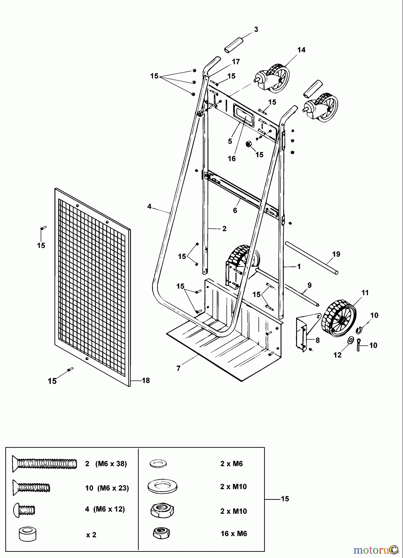 BLACK+DECKER AUSSERHALB NICHT MOTORISIERTE GARTENGERÄTE TRANSPORTKARRE A9085 Seite 1
